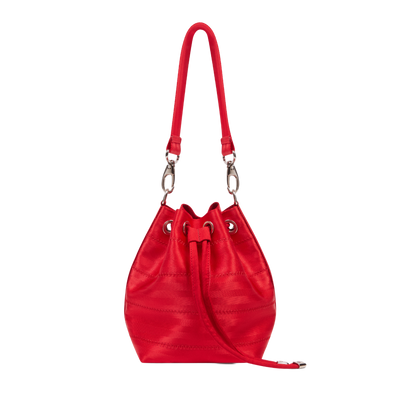 Red Mini Ju Bucket Bag