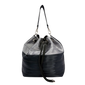 Silver and Black Ju Bucket Bag